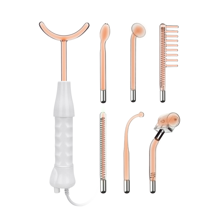 Home beauty device high-frequency facial wand, portable skincare skin therapy wand